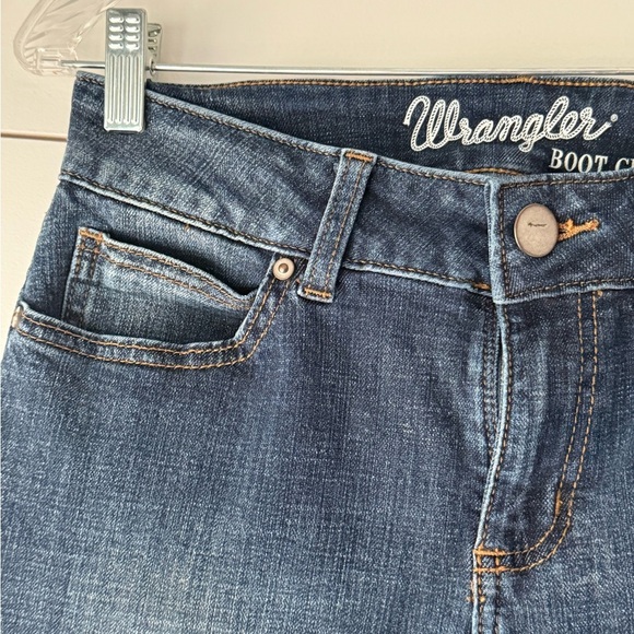Wrangler Blue Boot Cut Jeans Classic Style Sz 7X32 - Picture 4 of 9